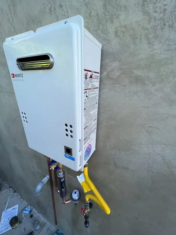 Tankless water heater installation for Hammville homes